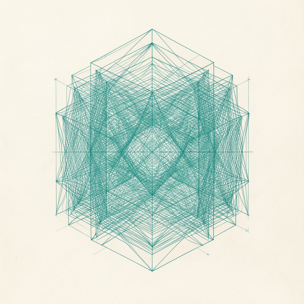 A deep multi-layer lattice, each layer denser than the last