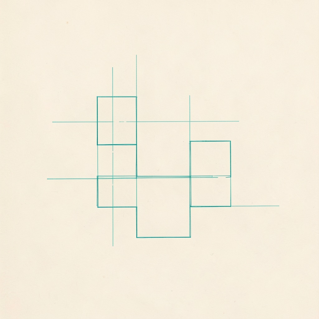 The rectangle fracturing into several separated modules