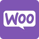 WooCommerce logo on a purple background