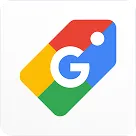 Google Shopping logo with a multicolored price tag and a white G in the center.