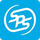 SPS Commerce logo with white stylized 'SPS' lettering inside a white circle on a blue background.
