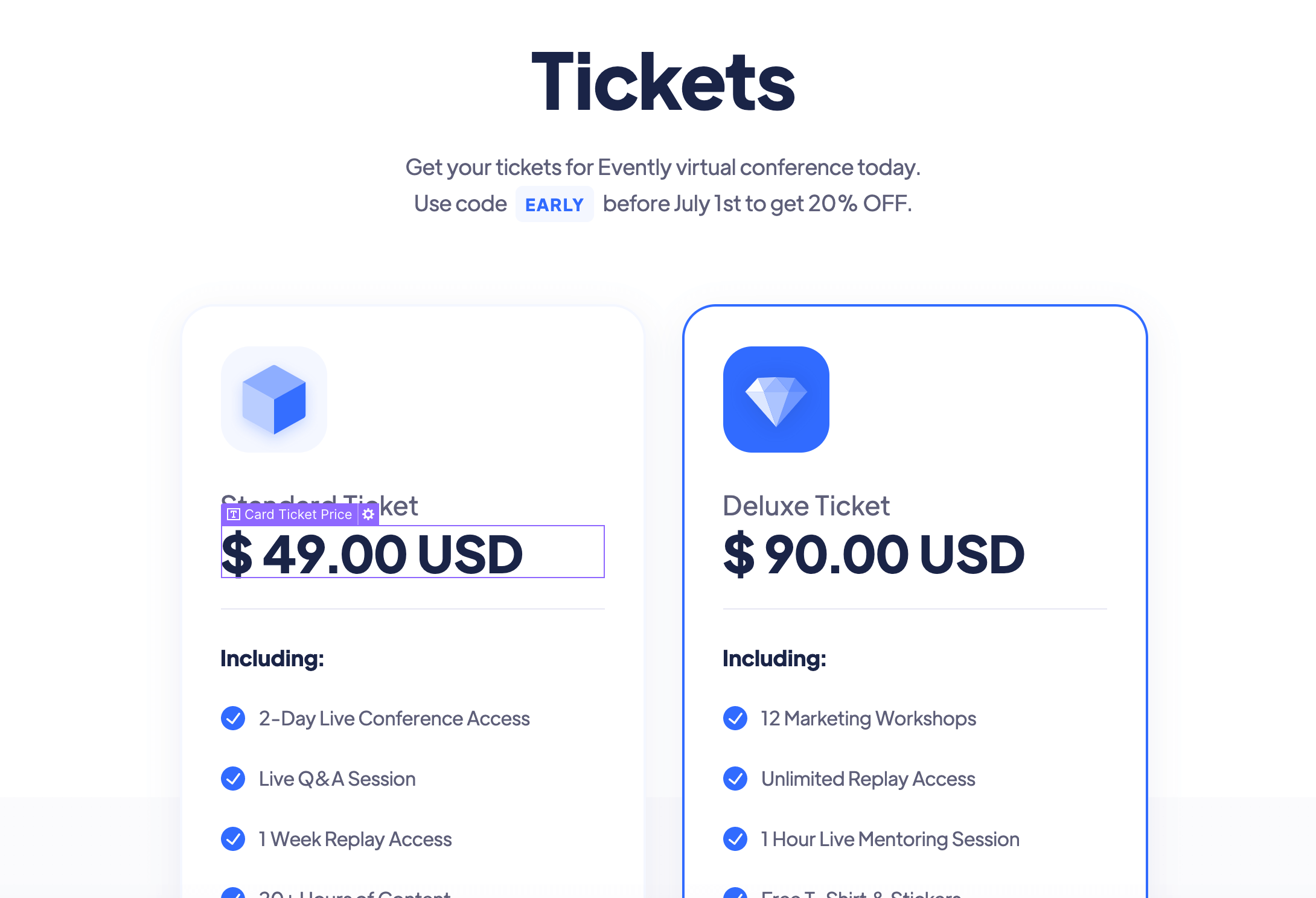 eCommerce - Evently Webflow Template