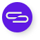 White rightward arrow symbol inside a purple circle icon.