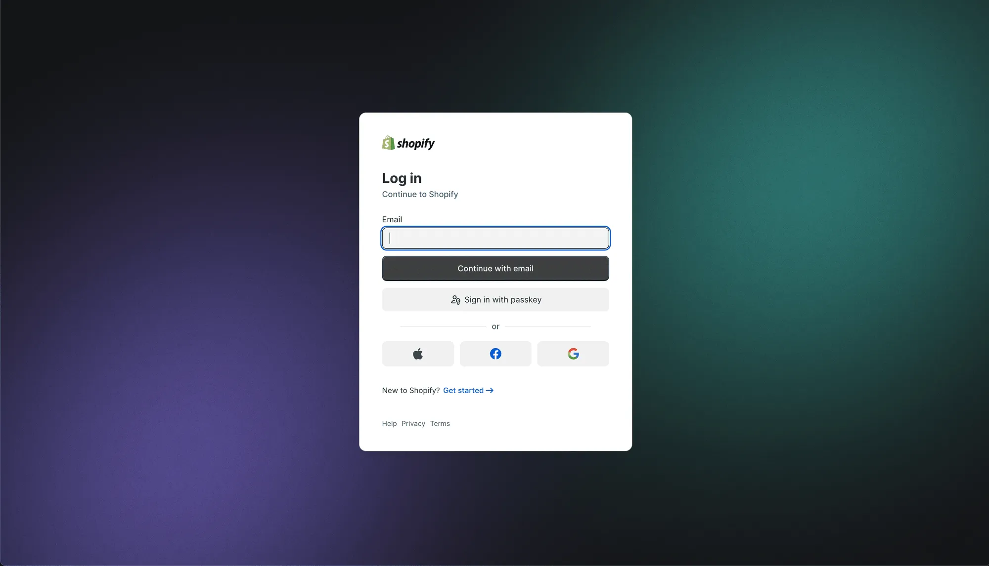 A computer screen with a login screen on it.