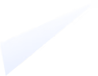 Blue stylized check mark or swoosh shape on a transparent background.
