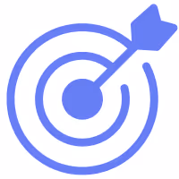 رمز هدف مع سهم