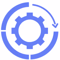 رمز للتشغيل التدريجي مع عجلة مسننة