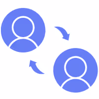 رمز يمثل اعتماد العميل