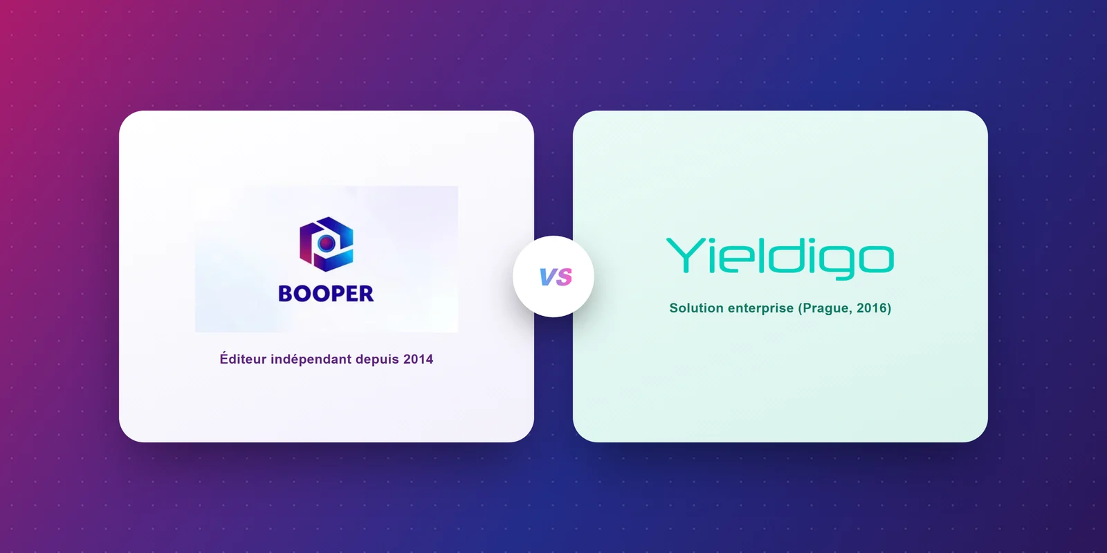 BOOPER vs Yieldigo, comparatif de deux logiciels de pricing retail