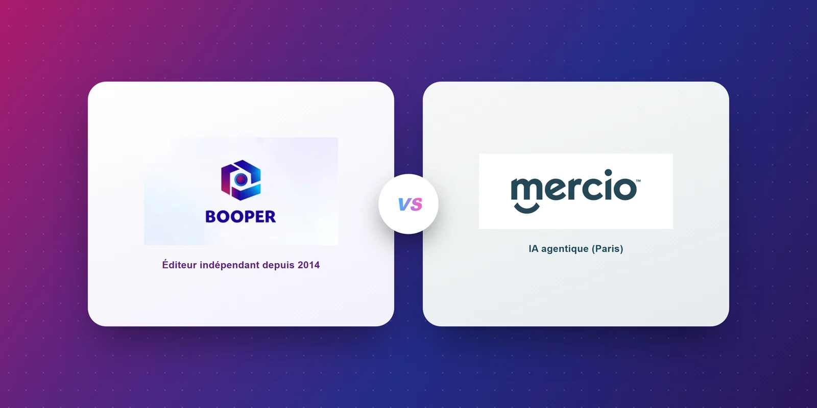 BOOPER vs Mercio, comparatif de deux logiciels de pricing retail