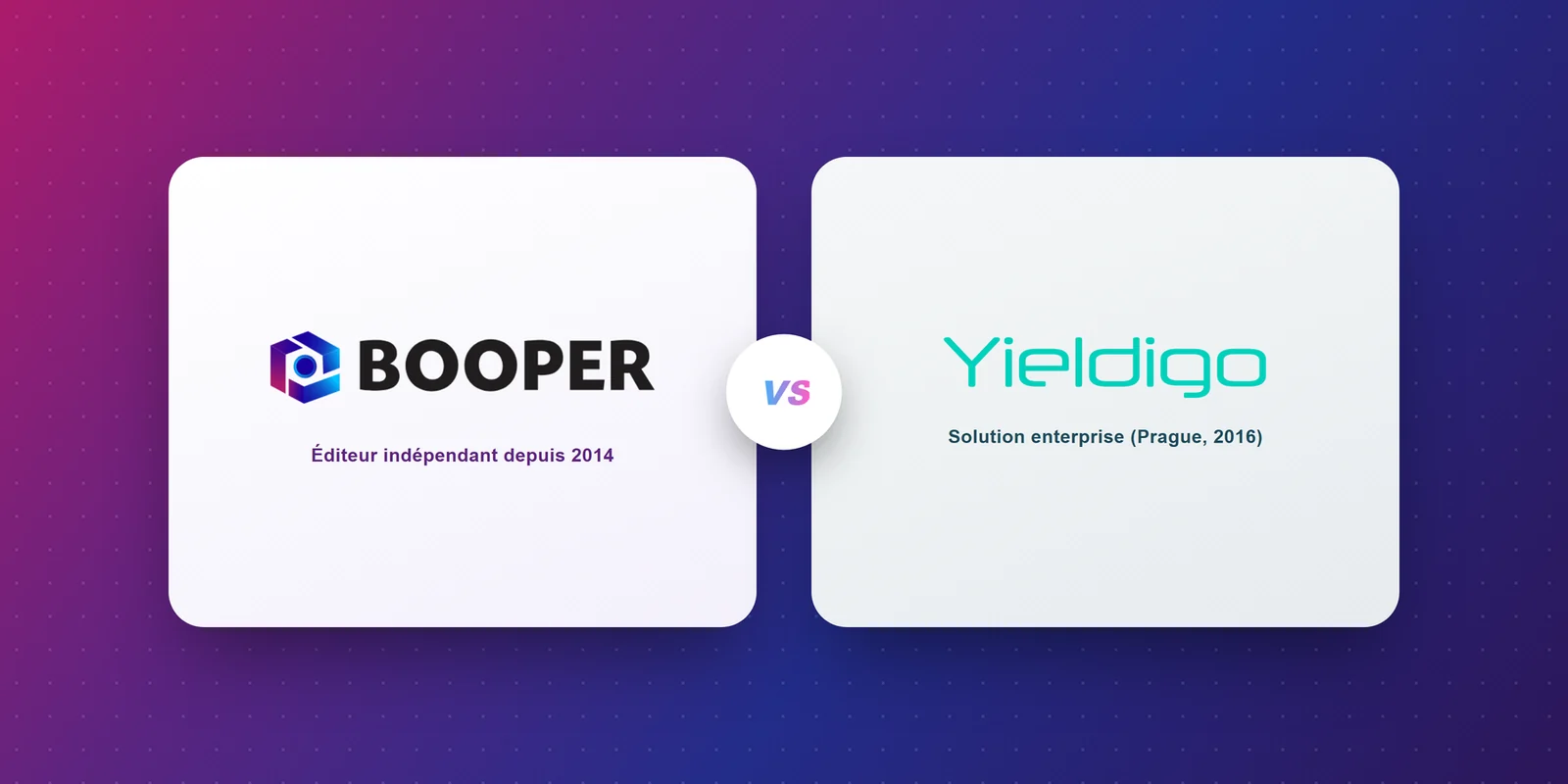 BOOPER vs Yieldigo, comparatif de deux logiciels de pricing retail
