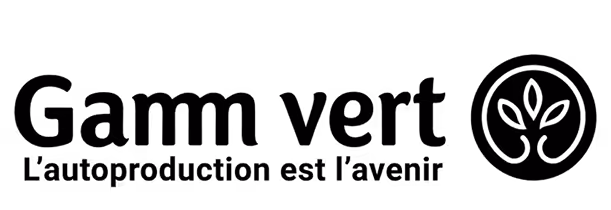 logo des Magasins Gamm Vert noir
