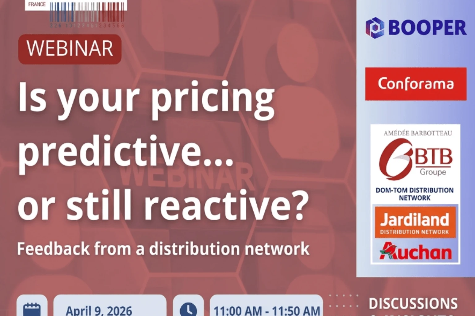 Webinar : Votre Pricing est il prédictif ou encore réactif ?