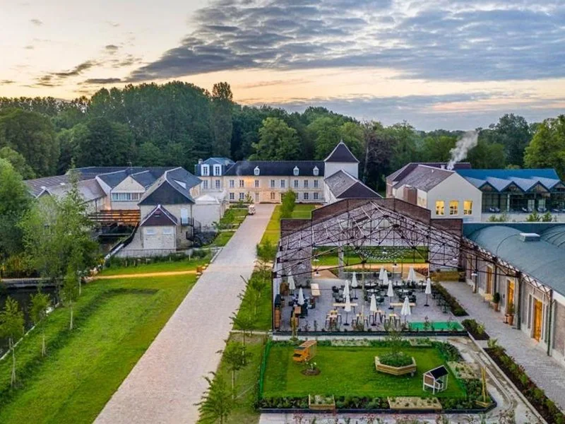 Aerial view of the venue hosting Le Spot 2026, the retail industry's back-to-school seminar in Chantilly