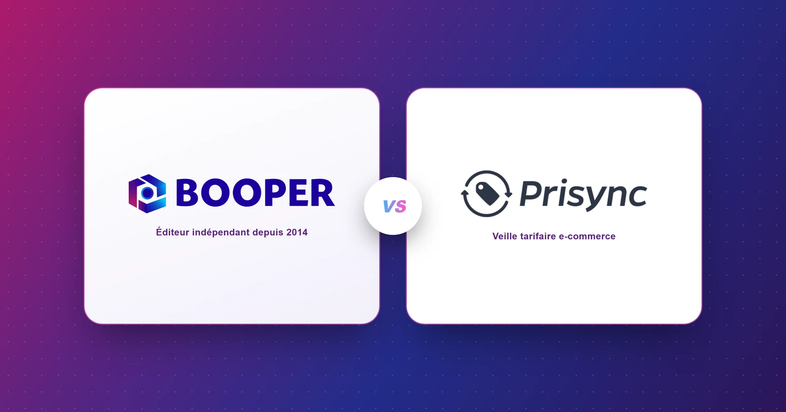 Booper and Prisync Logos: A Comparison of Price Monitoring and Retail Pricing Solutions