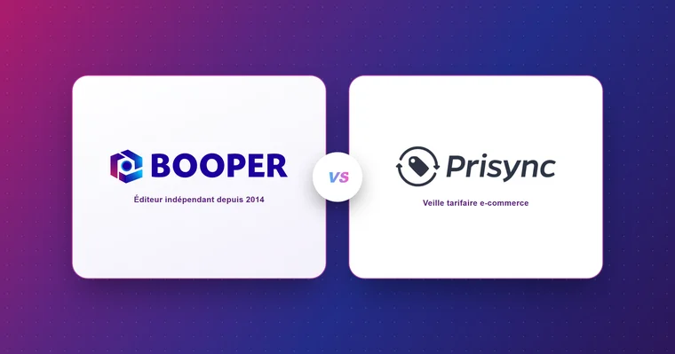 Booper and Prisync Logos: A Comparison of Price Monitoring and Retail Pricing Solutions