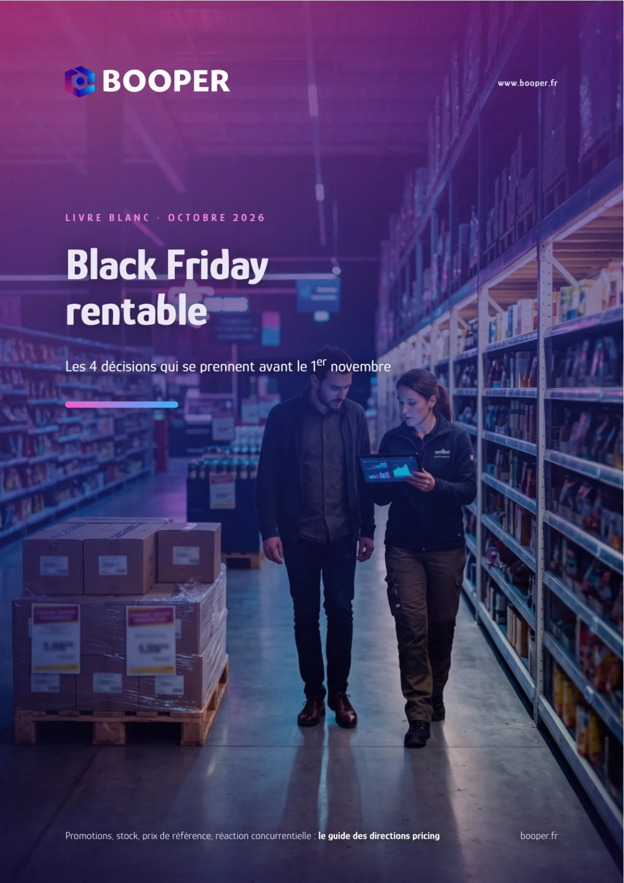 Bìa cuốn sách trắng BOOPER: Black Friday sinh lời – 4 quyết định cần đưa ra trước ngày 1 tháng 11
