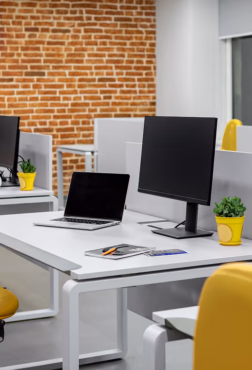 Modern office workspace supporting OpsMaven Digiteon shared services operations