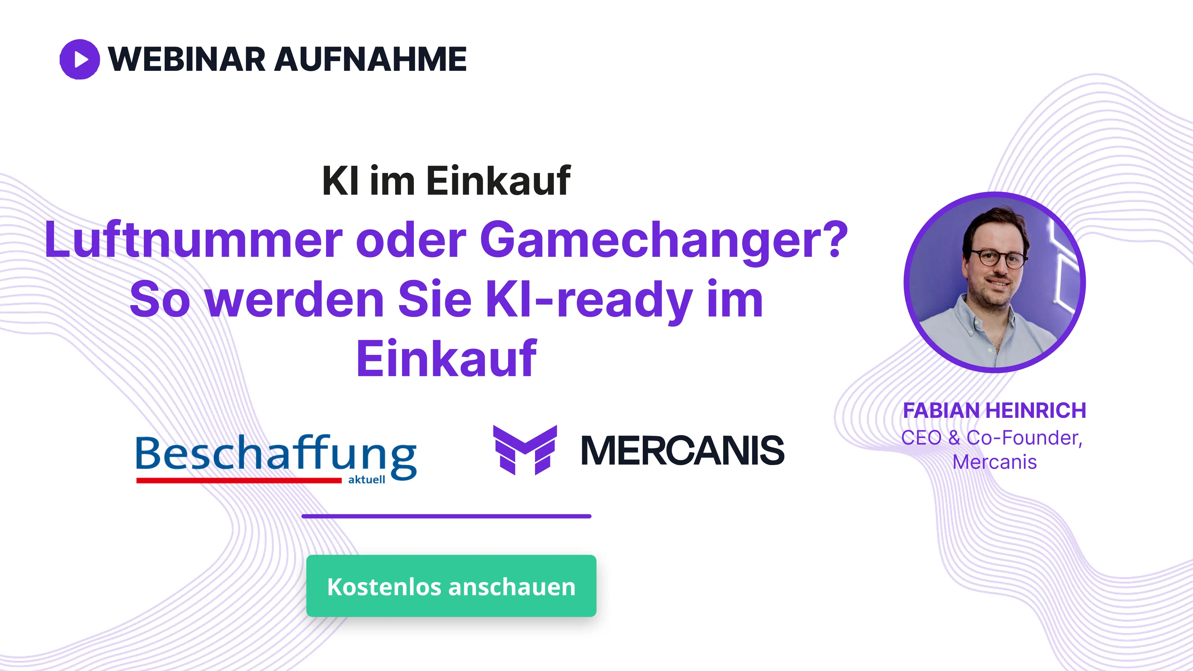 Webinar on AI readiness in procurement featuring industry experts discussing the impact of artificial intelligence on supply chain management.
