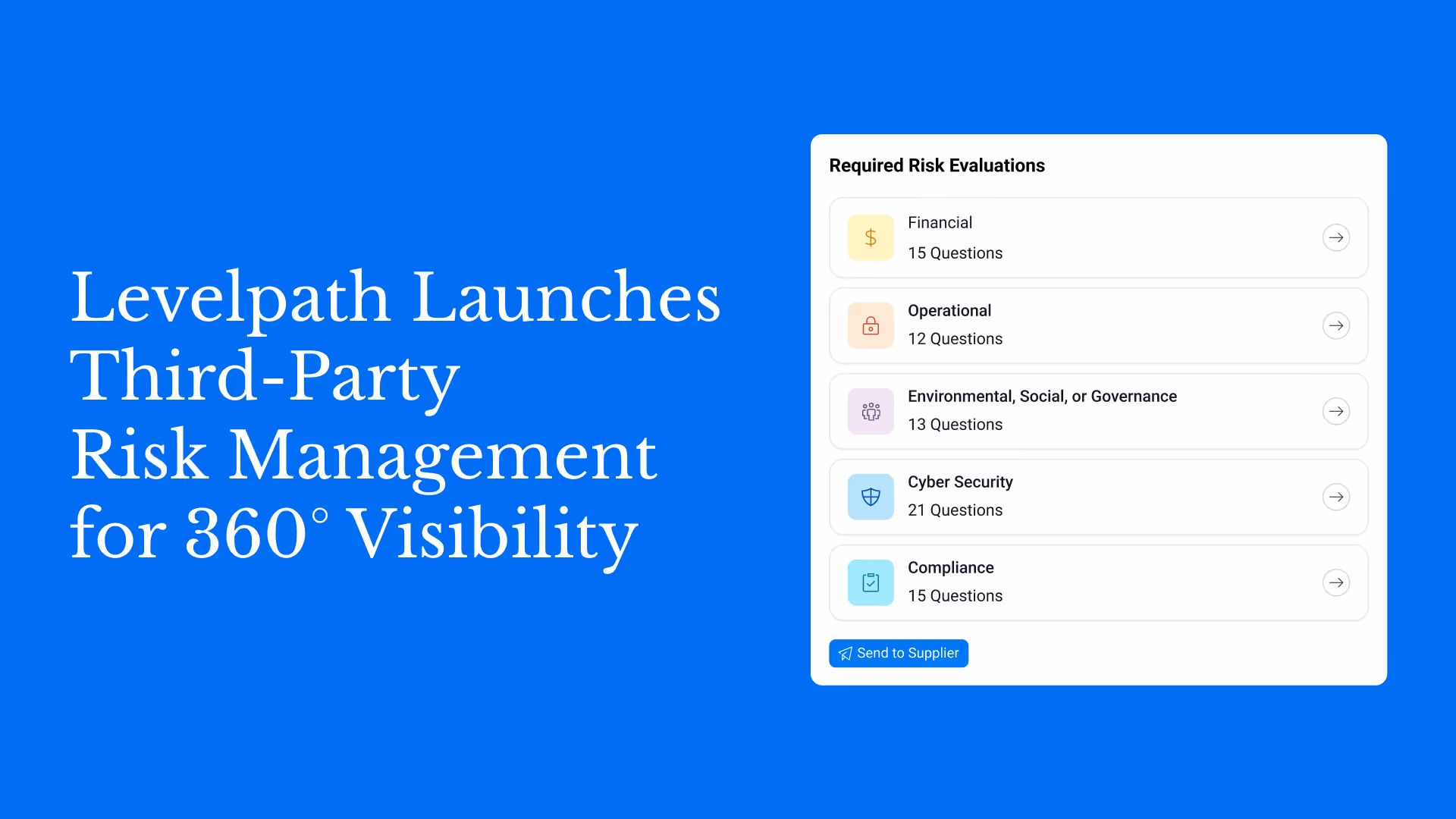 Levelpath Launches Third-Party Risk Management for 360° Visibility