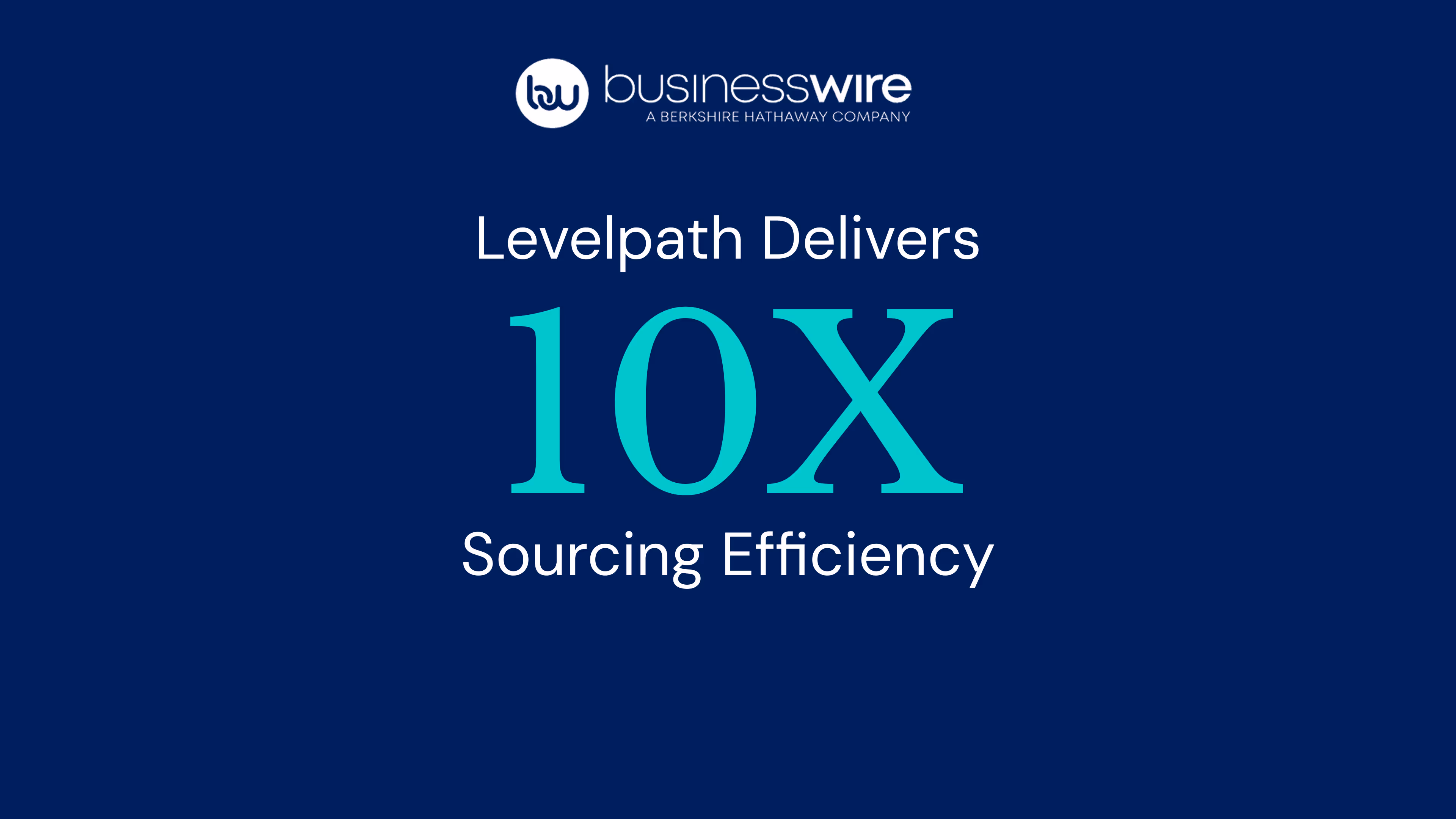 Levelpath's AI-Native Sourcing Delivers 10X Efficiency Gains While Industry AI Investments Struggle