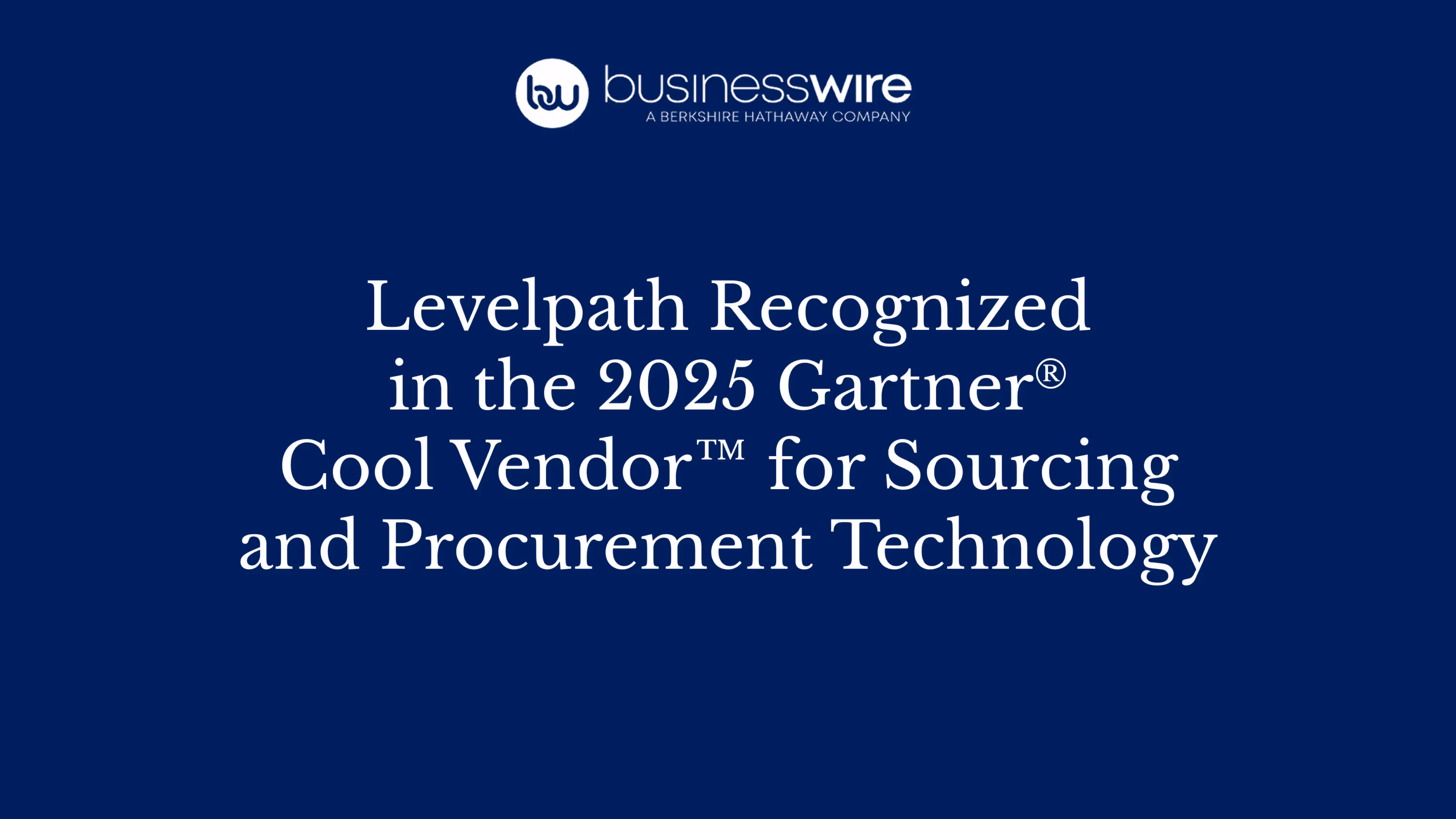 Levelpath Named a 2025 Gartner® Cool Vendor™ for Sourcing and Procurement Technology