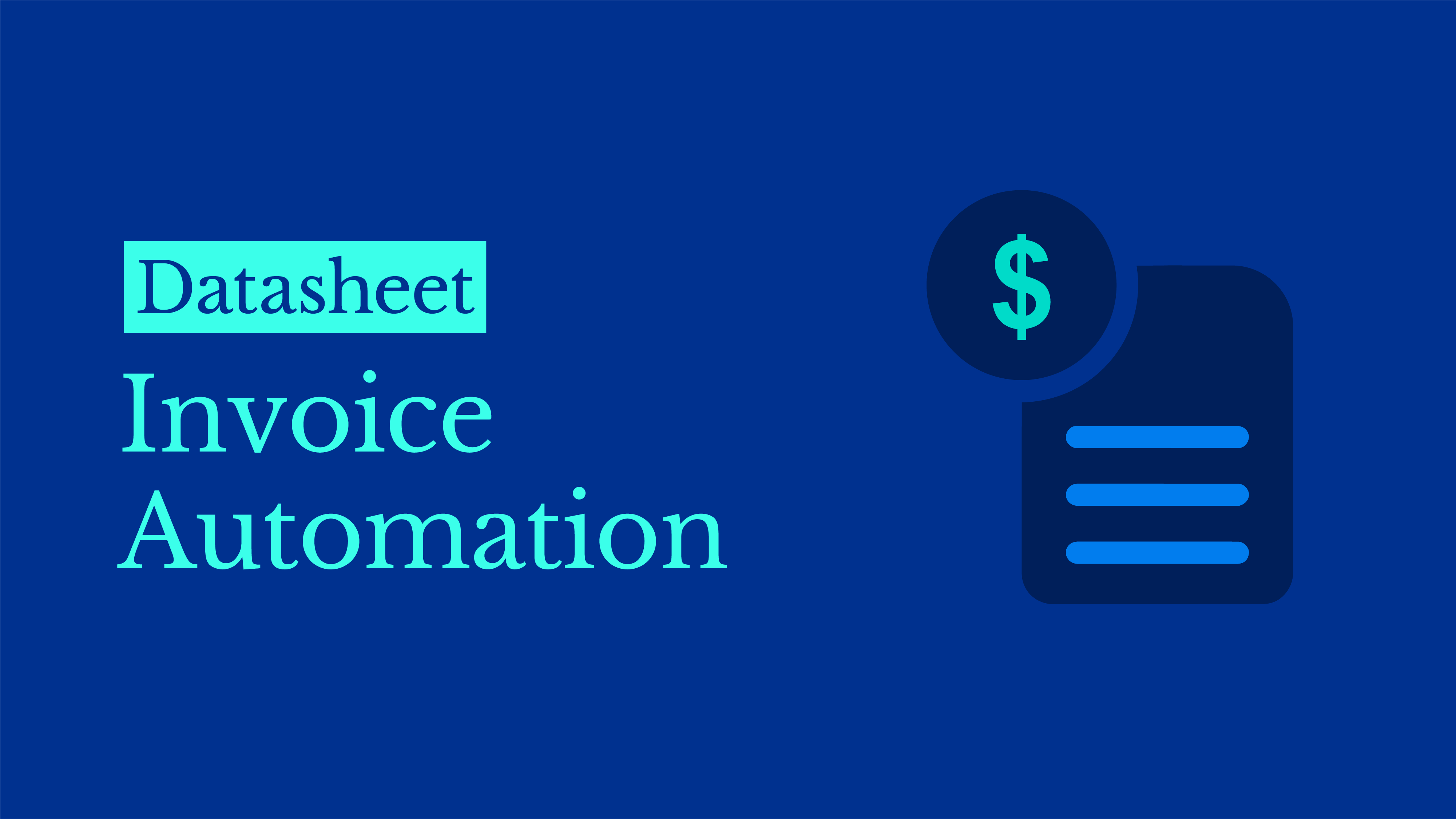 Invoice Automation Datasheet