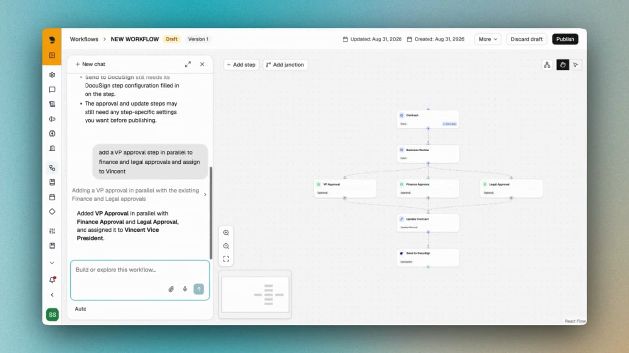 Build my workflow.