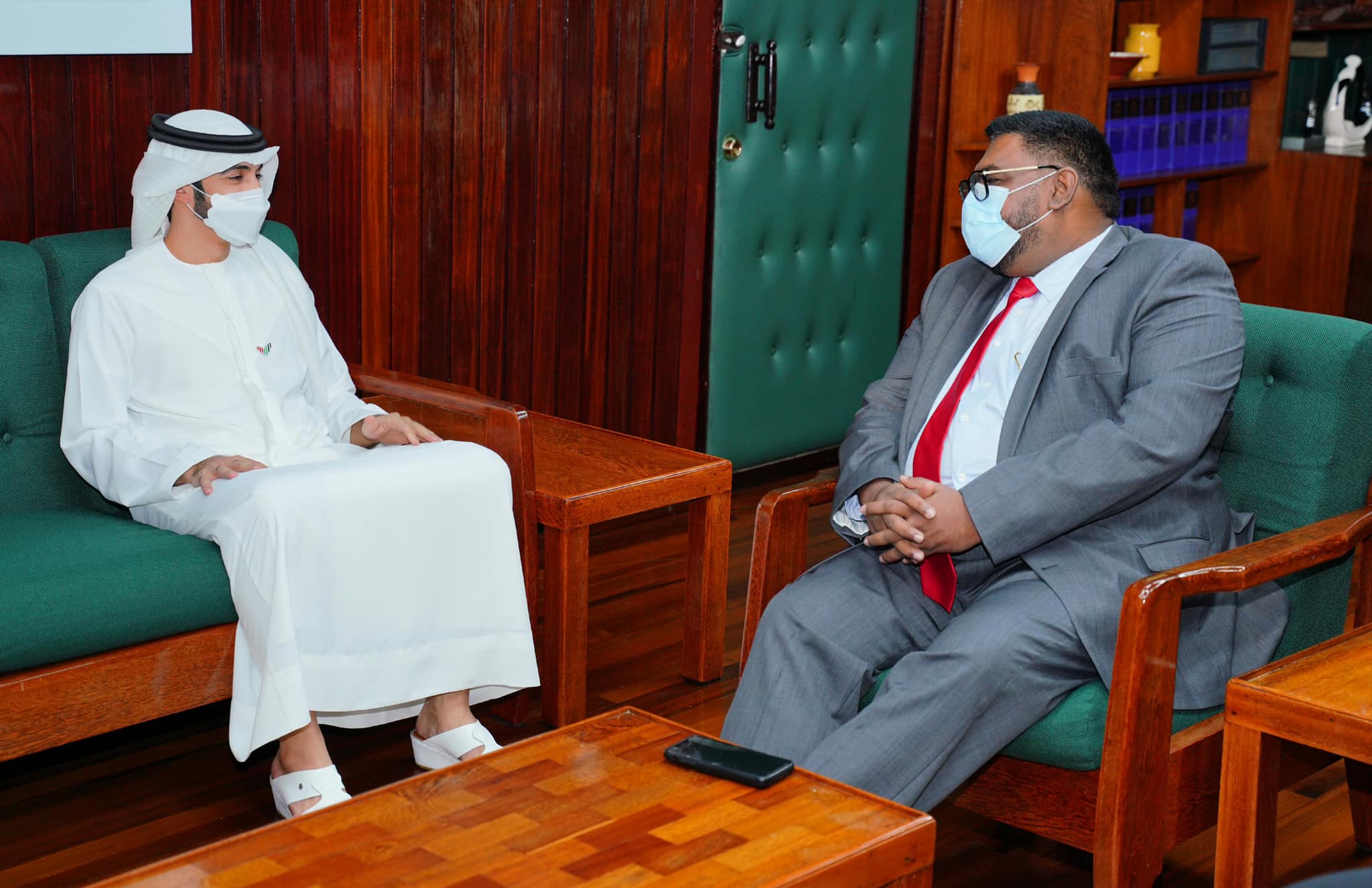 UAE to assist in oil and gas; high-level team meets Pres. Ali, others