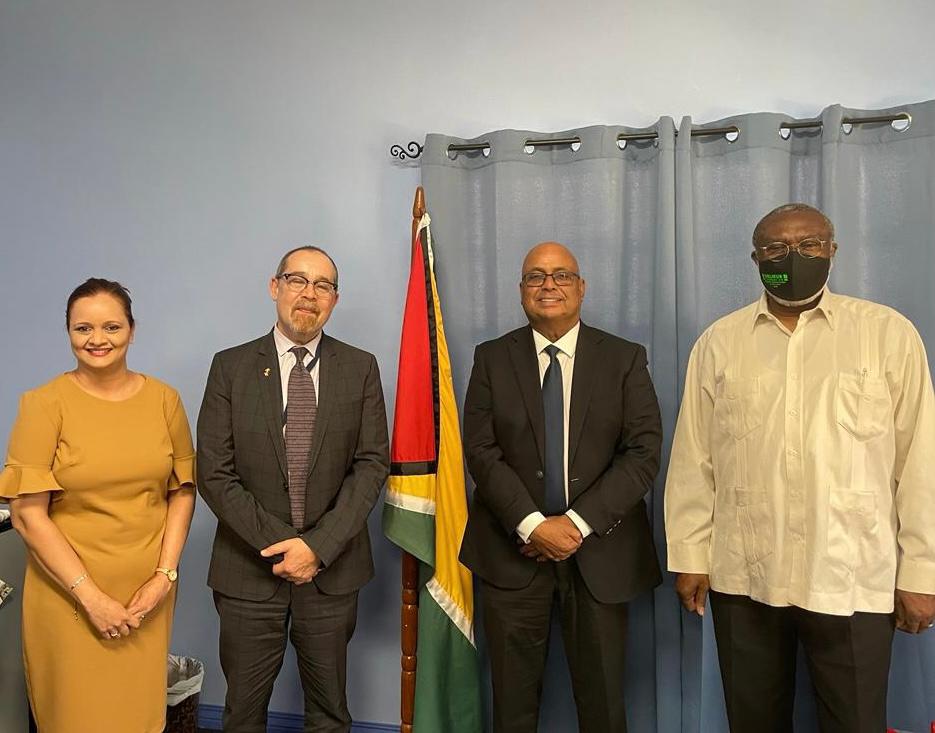 Canadian diplomat discusses trade, investment with Guyana Oil & Gas Energy Chamber