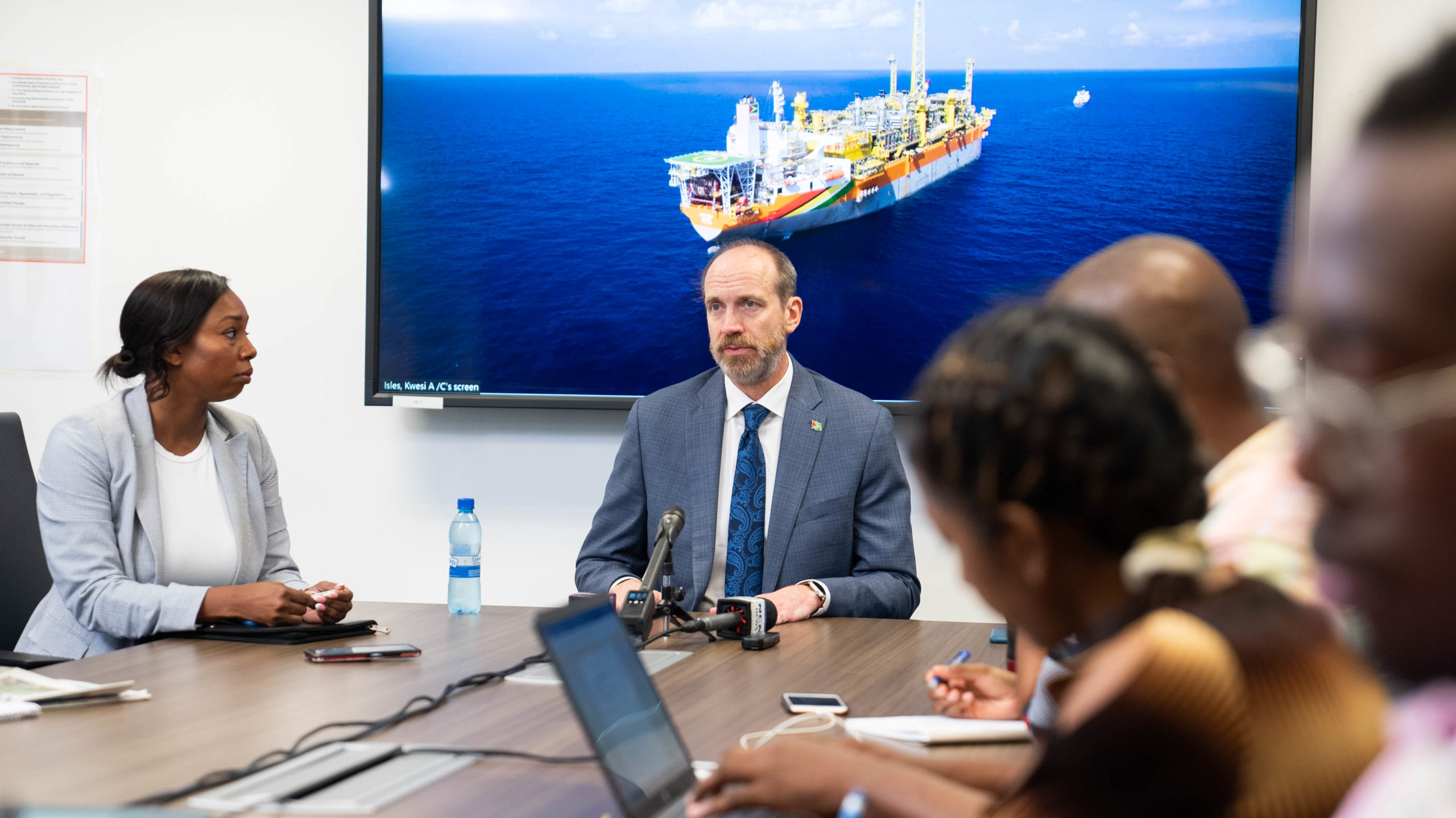 Exxon now conducting minimal flaring necessary for stable, safe operations