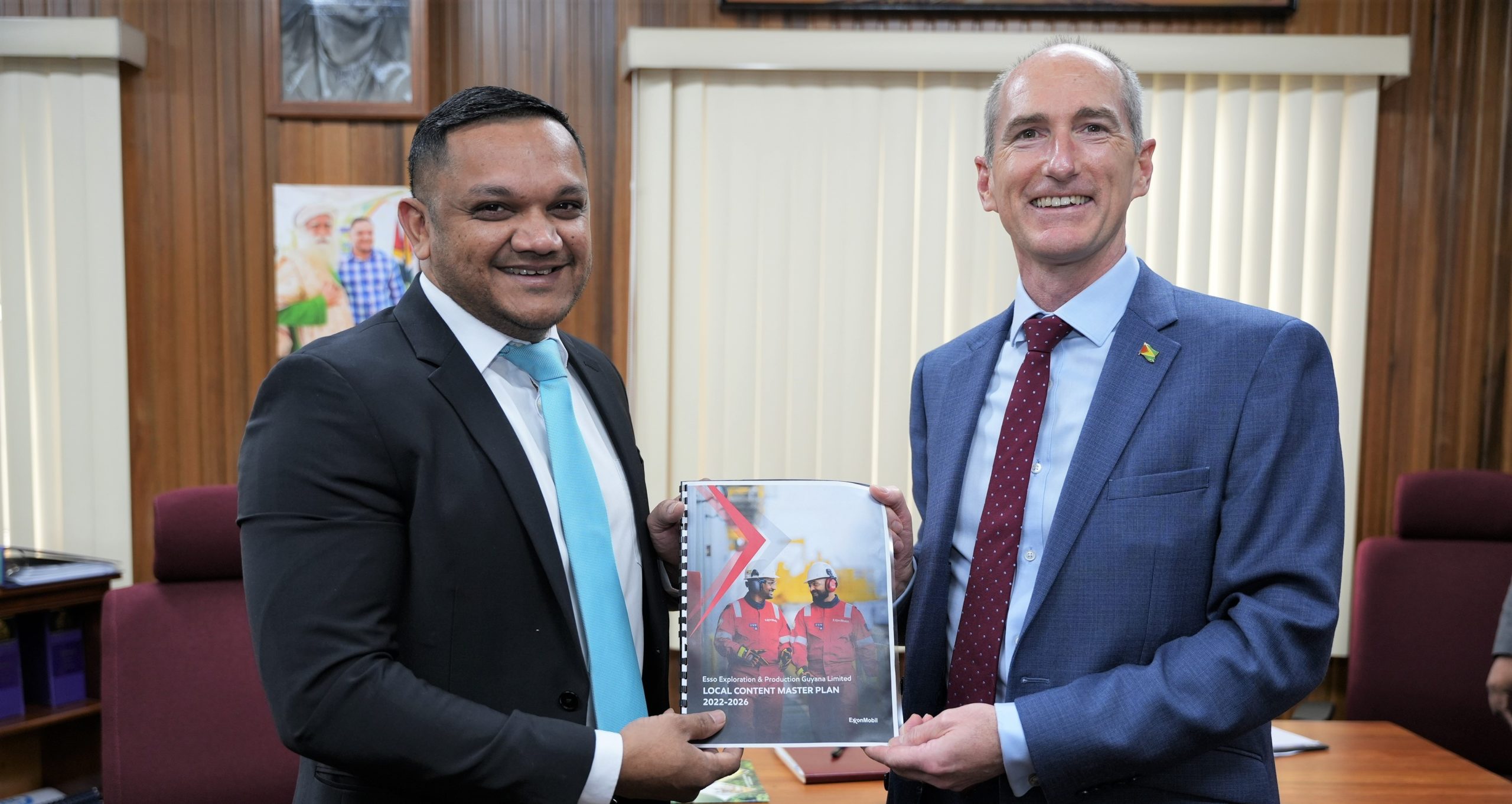 Gov’t endorses Stabroek Block operator’s local content Master Plan