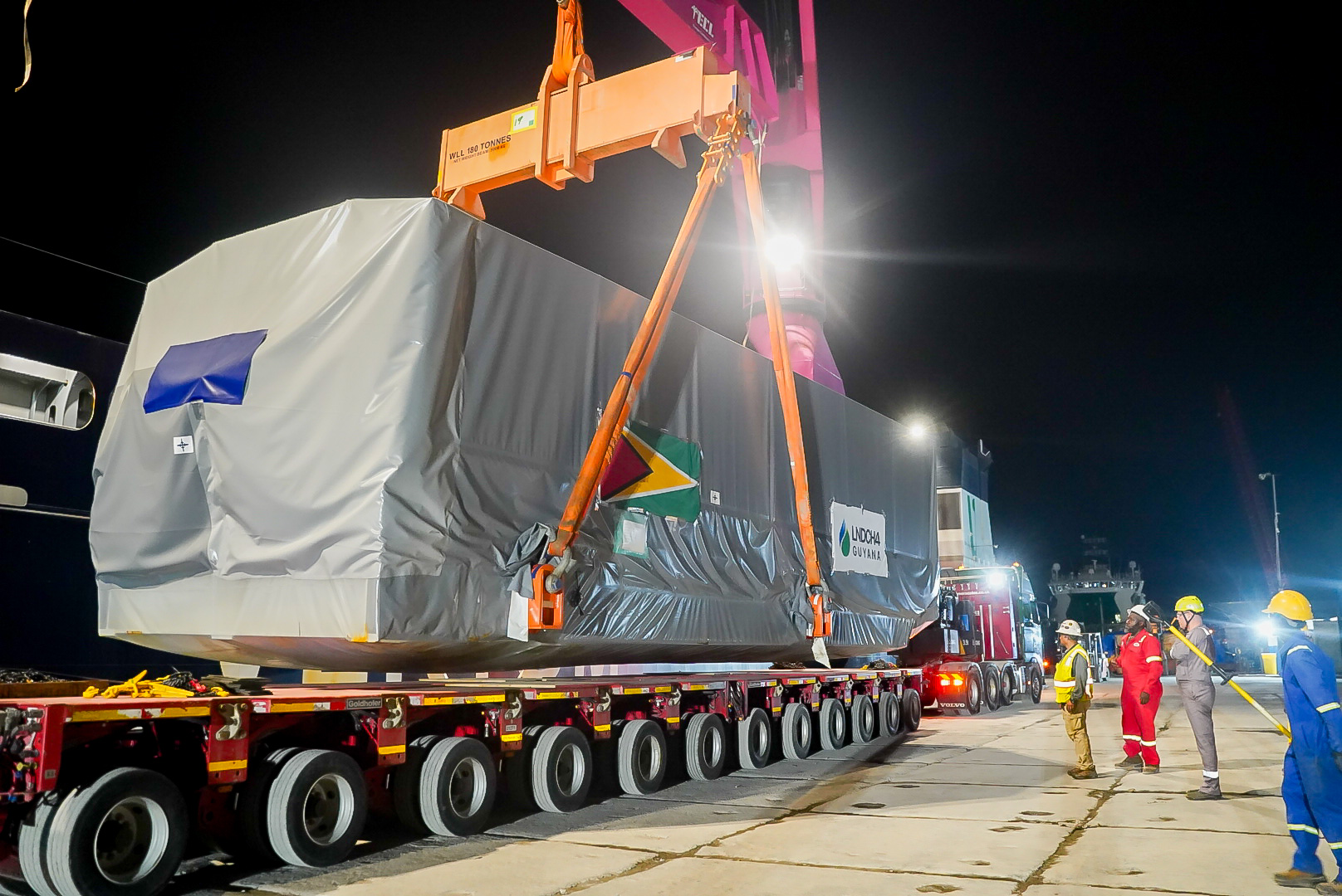 State-of-the-art gas turbines from Sweden arrive in Guyana