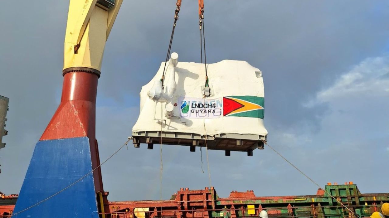 Major milestone: Steam turbines, oil tanks arrive for Gas-to-Energy project