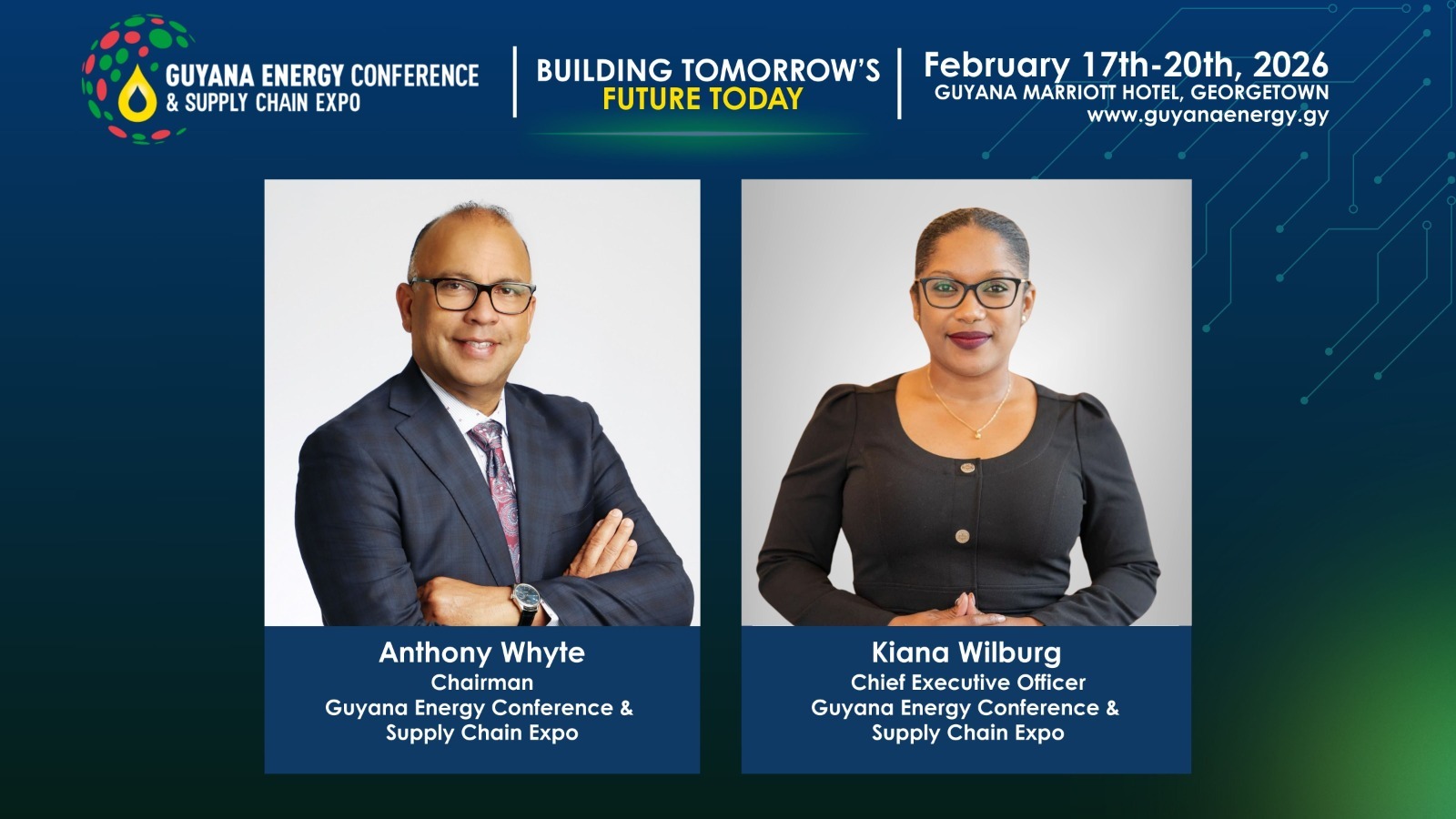 'Building tomorrow's future today' - 2026 Guyana Energy Conference set for Feb. 17 to 20