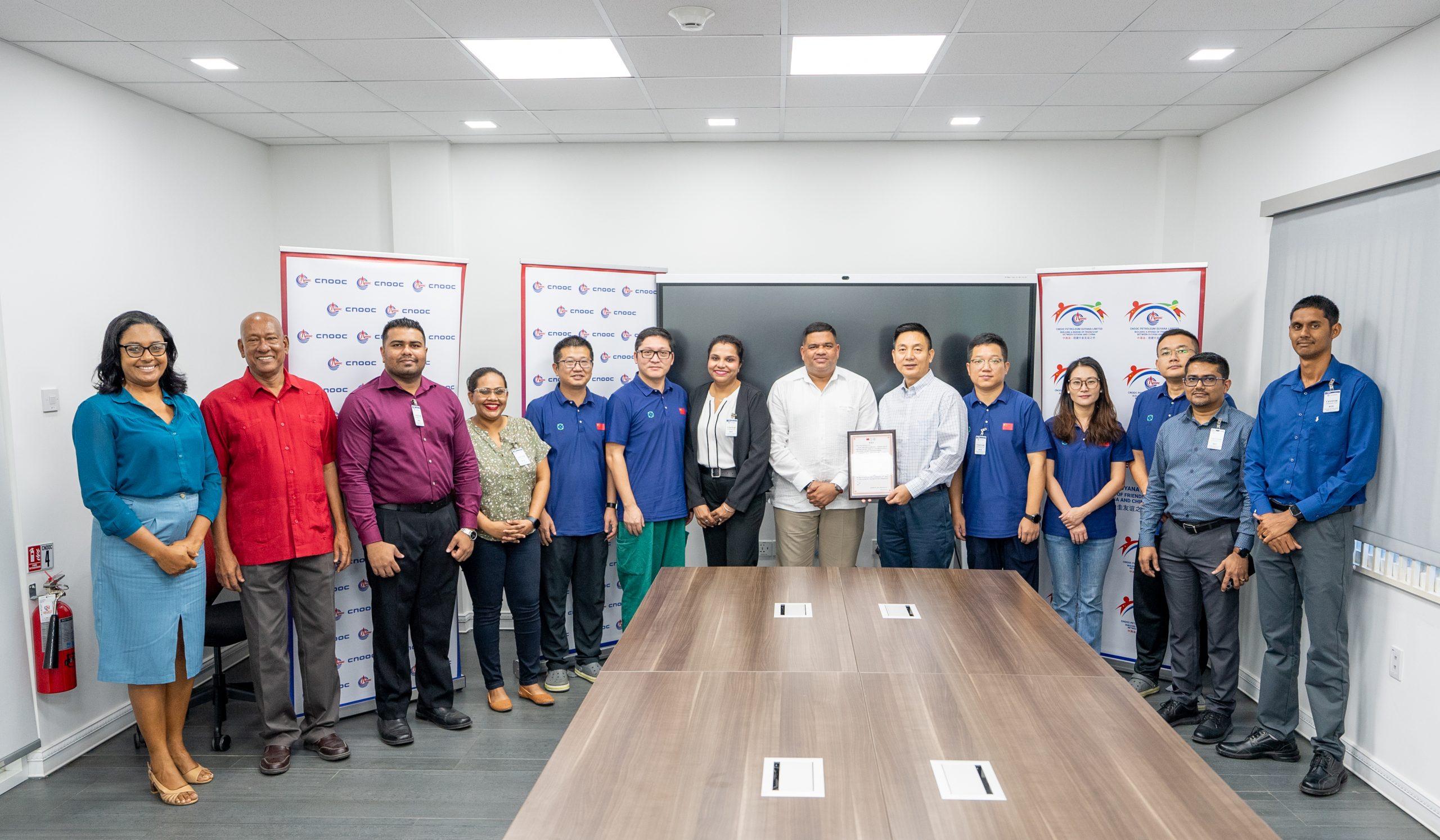 Seven Guyanese doctors head to China for training with CNOOC support
