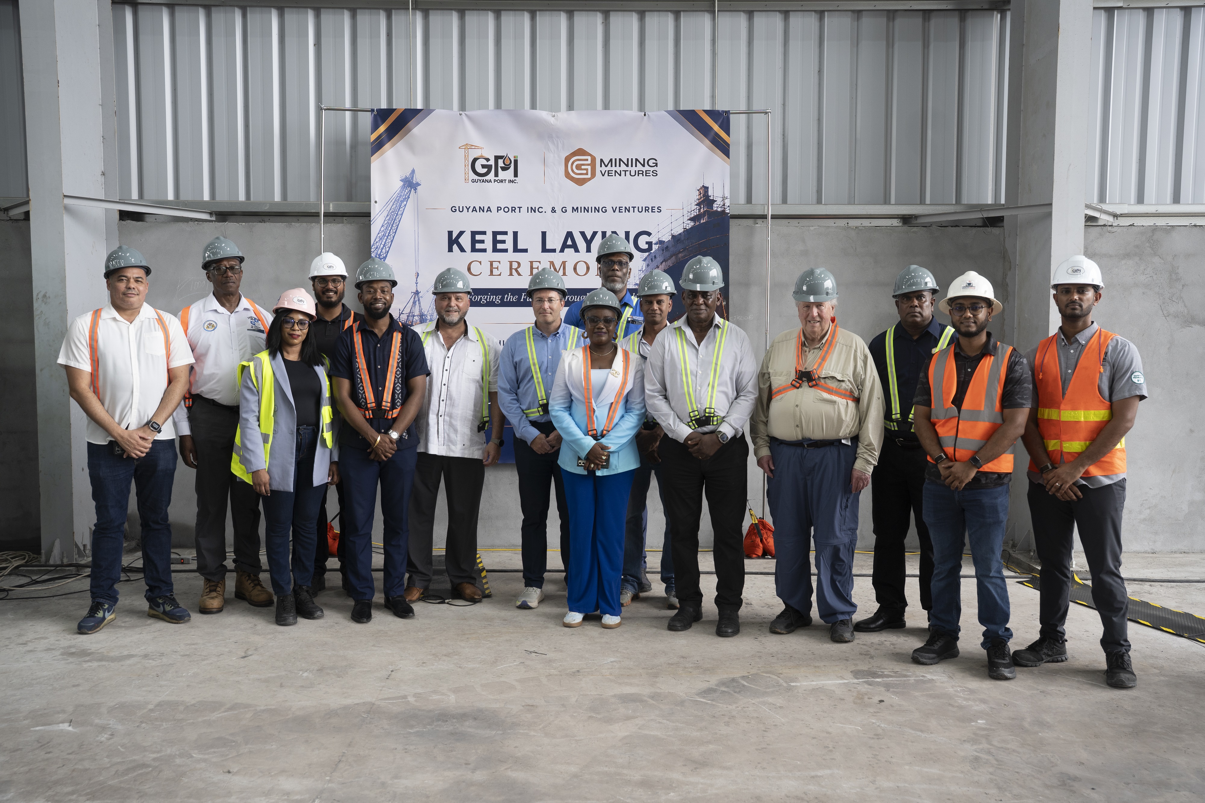  Guyanese  workers begin building vessels that will power major gold project