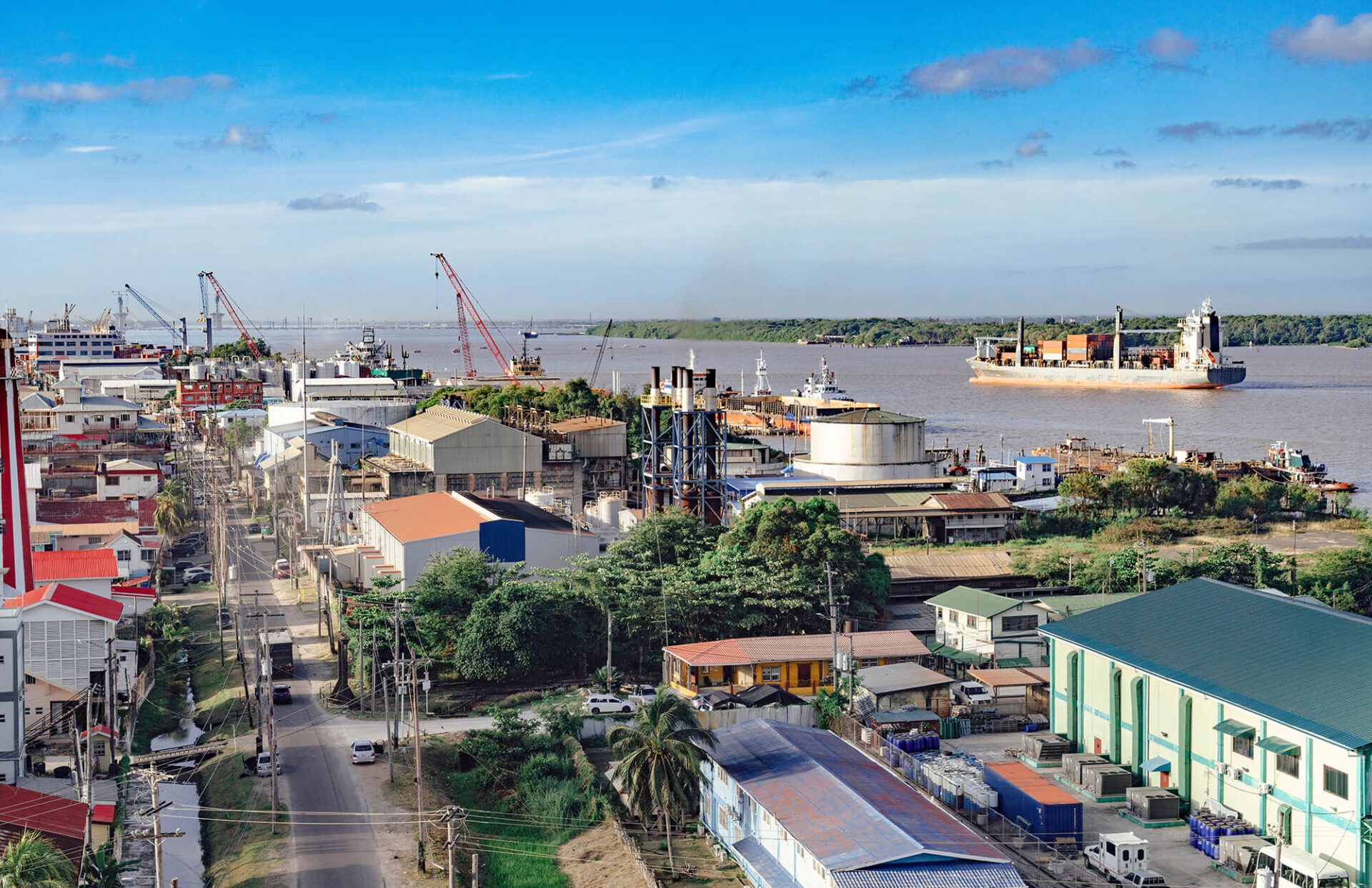 A busier Guyana: More ships, bigger ports