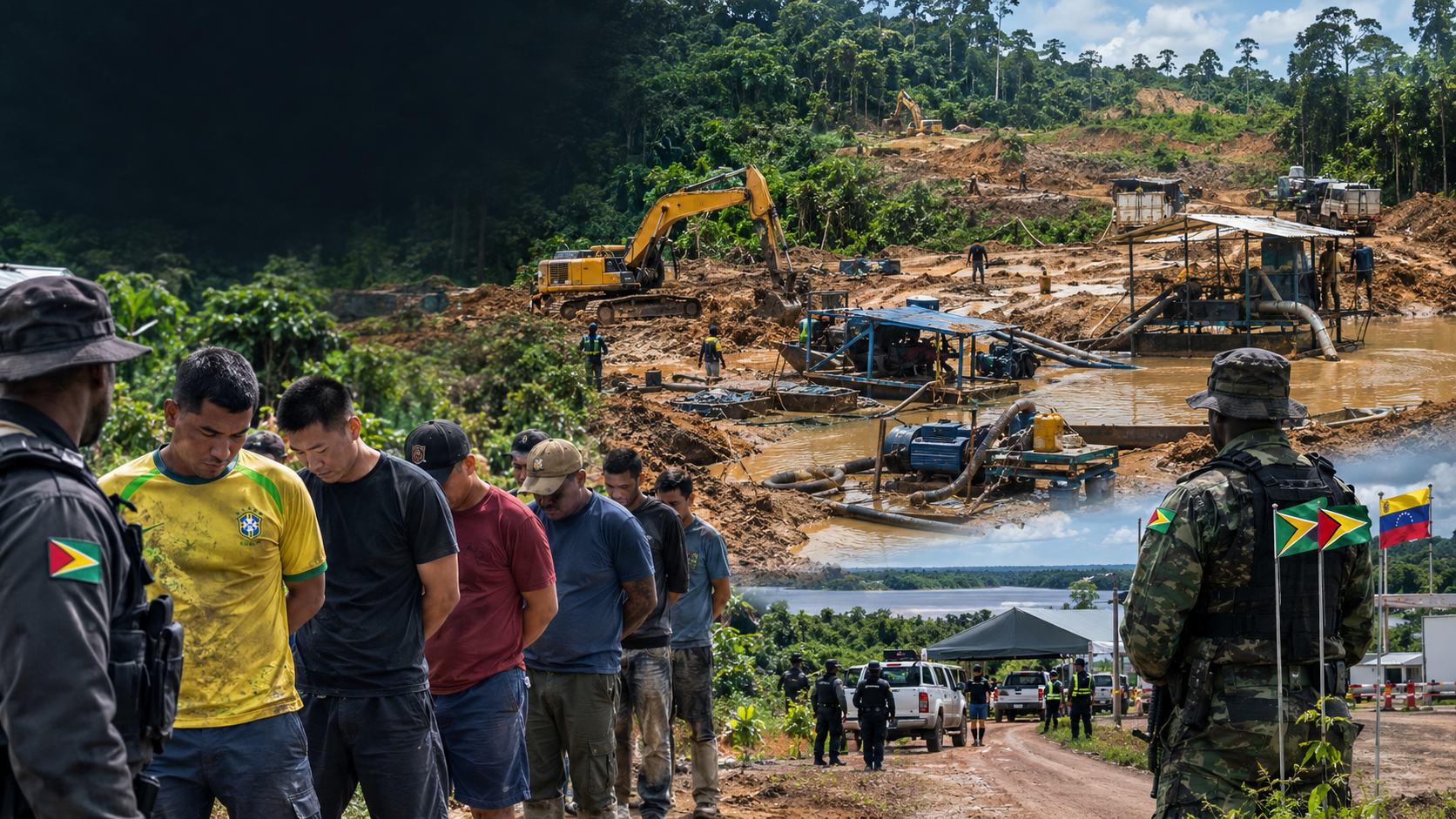 Brazilians, Chinese and Venezuelans increasingly caught in illegal mining