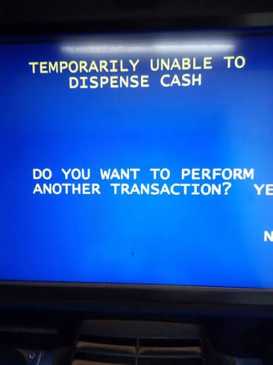 Empty ATMs, long bank queues continue to frustrate Guyanese