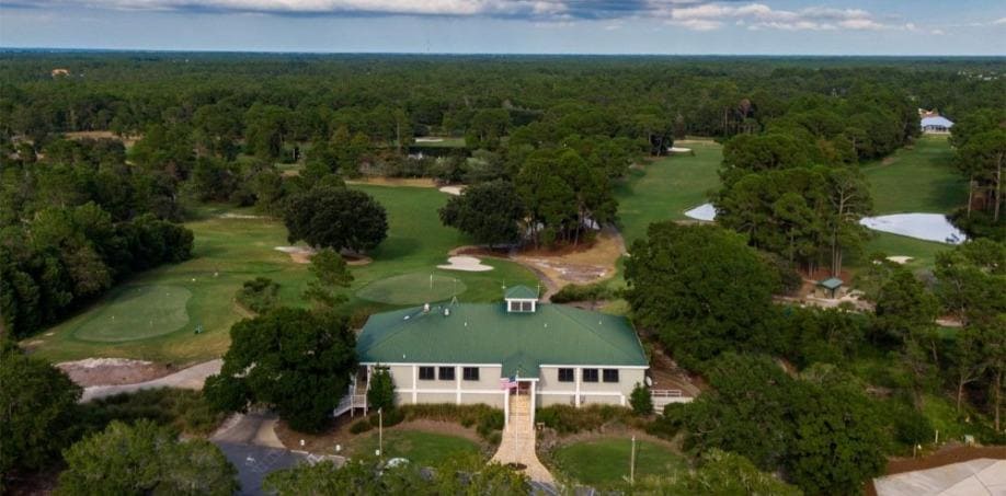 Santa Rosa Golf Club House Aerial View