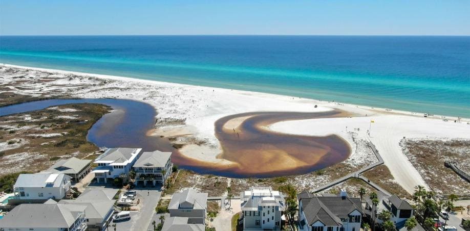 30A Western Lake Outflow happens at Grayton Beach