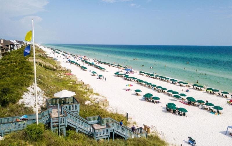 Rosemary Beach on a Sunny Day in SoWal