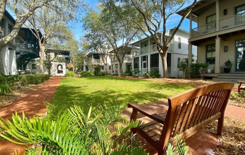 Lots of Green Space in Rosemary Beach