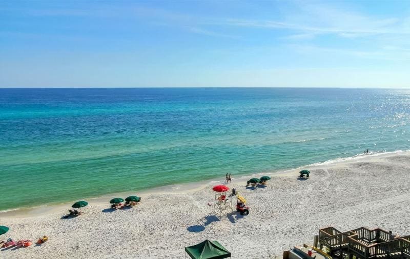 sunny day in Rosemary Beach