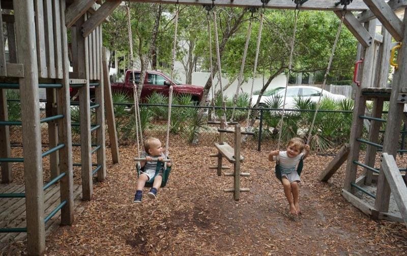 Kids love the playground in Rosemary Beach