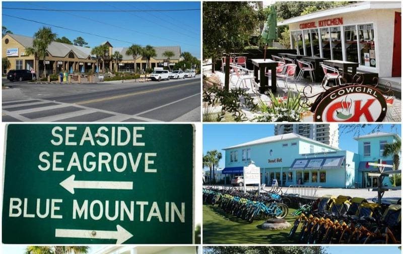 Seagrove Beach Restaurants Photo Montage
