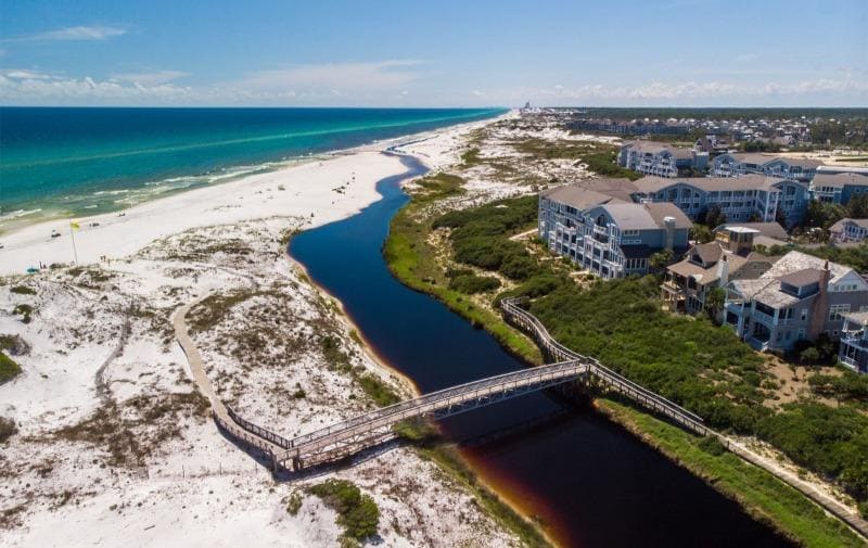 Beautiful bridges and beach walkovers all throughout WaterSound