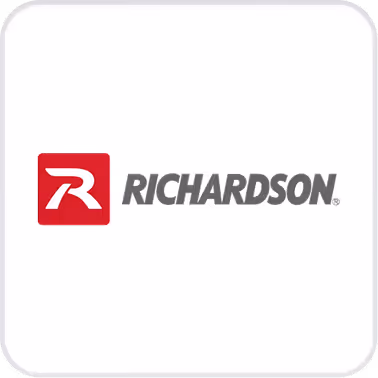 Richardson logo representing custom hats and headwear options.