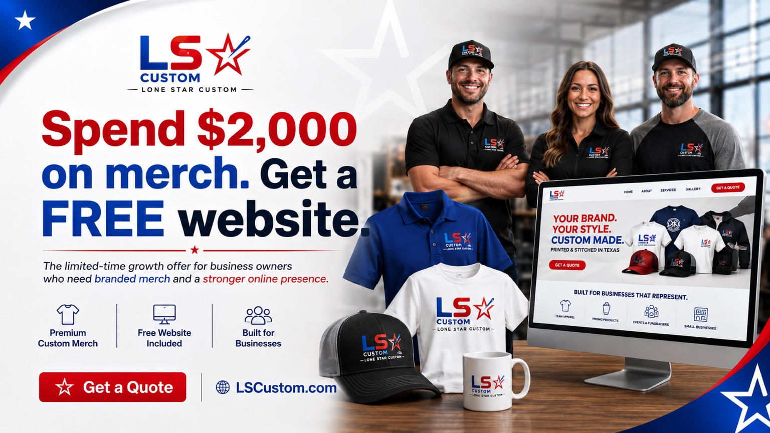 Branded merchandise and promotional products for events and trade shows